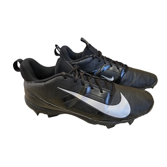 Nike FQ3875-001 Alpha Menace 4 Shark‎ Men\'s 13 Football Cleats Black & White main image 6